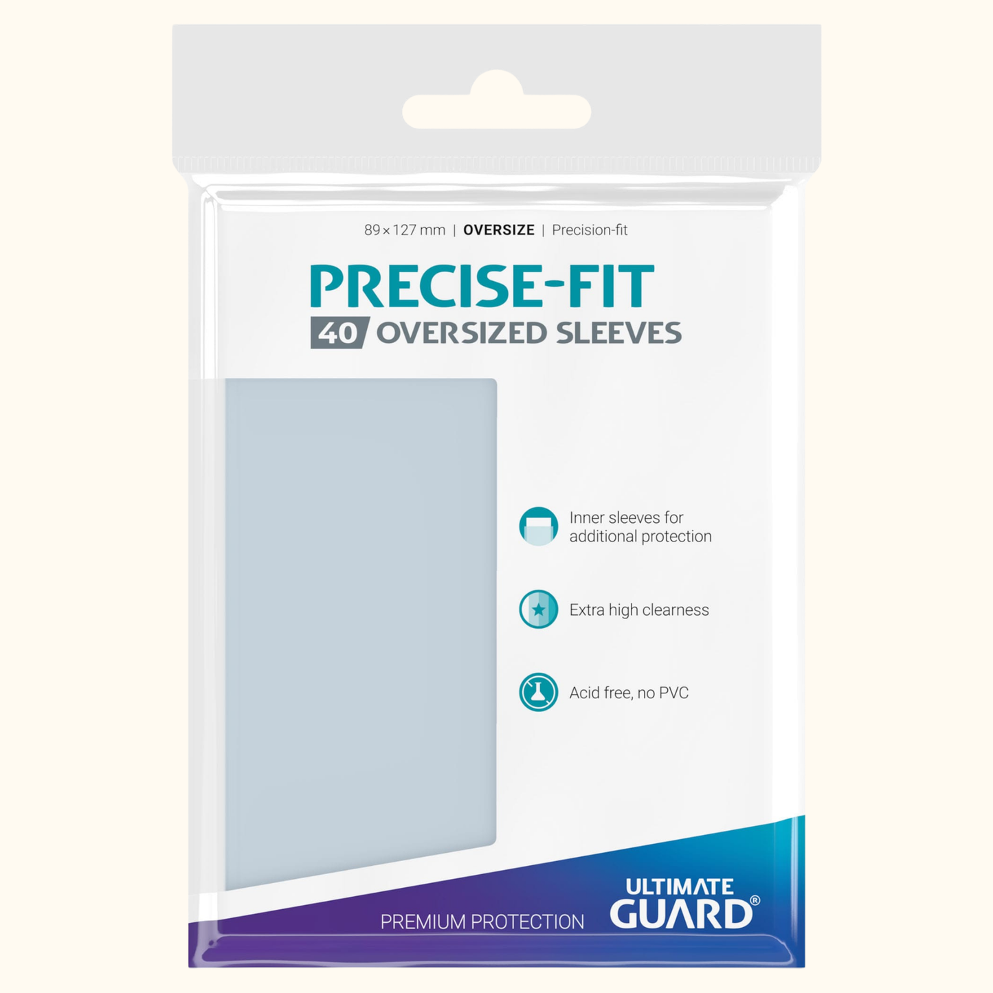 Ultimate Guard Precise-Fit Sleeves Oversized Transparent (40)