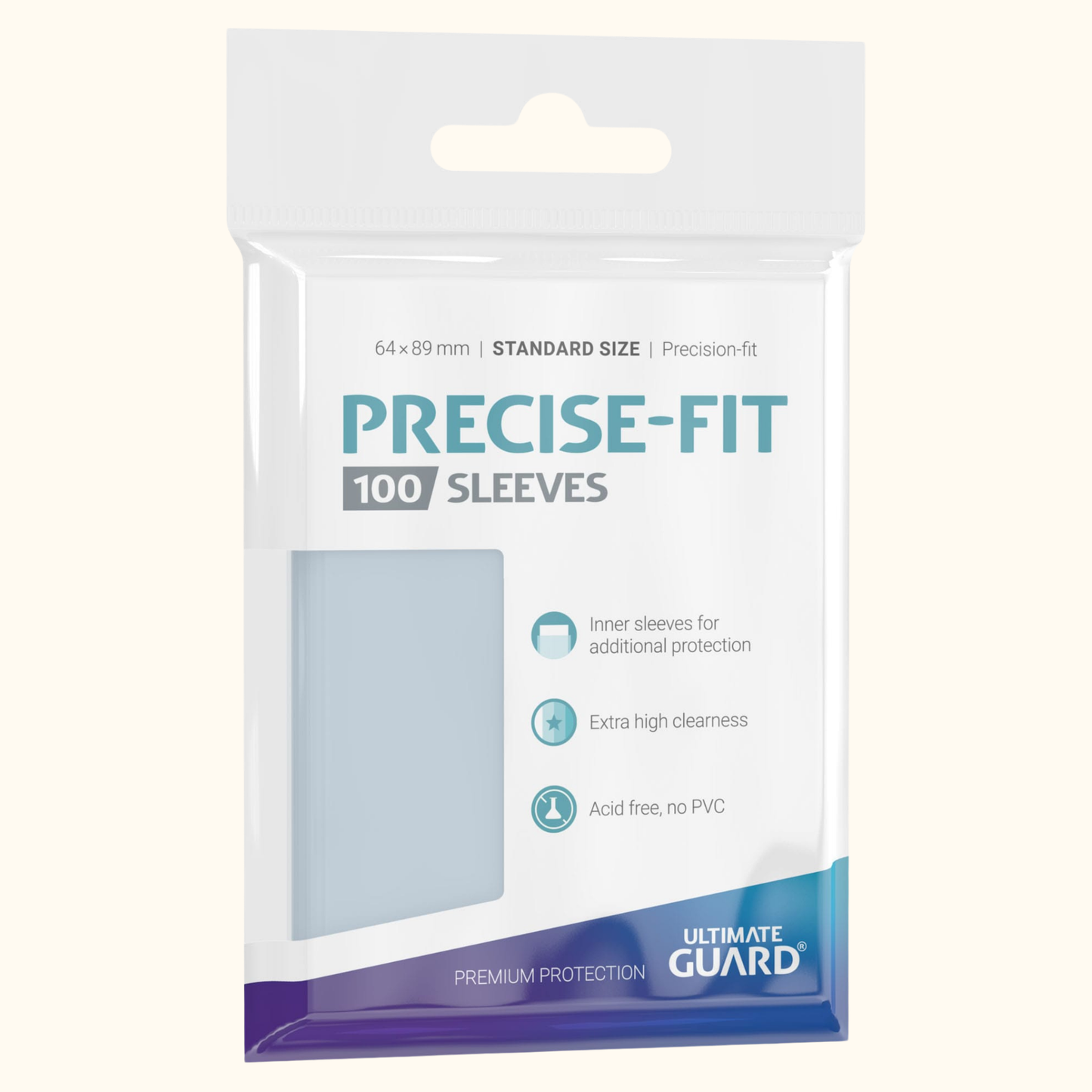 Ultimate Guard Precise-Fit Sleeves Standardgröße Transparent (100)