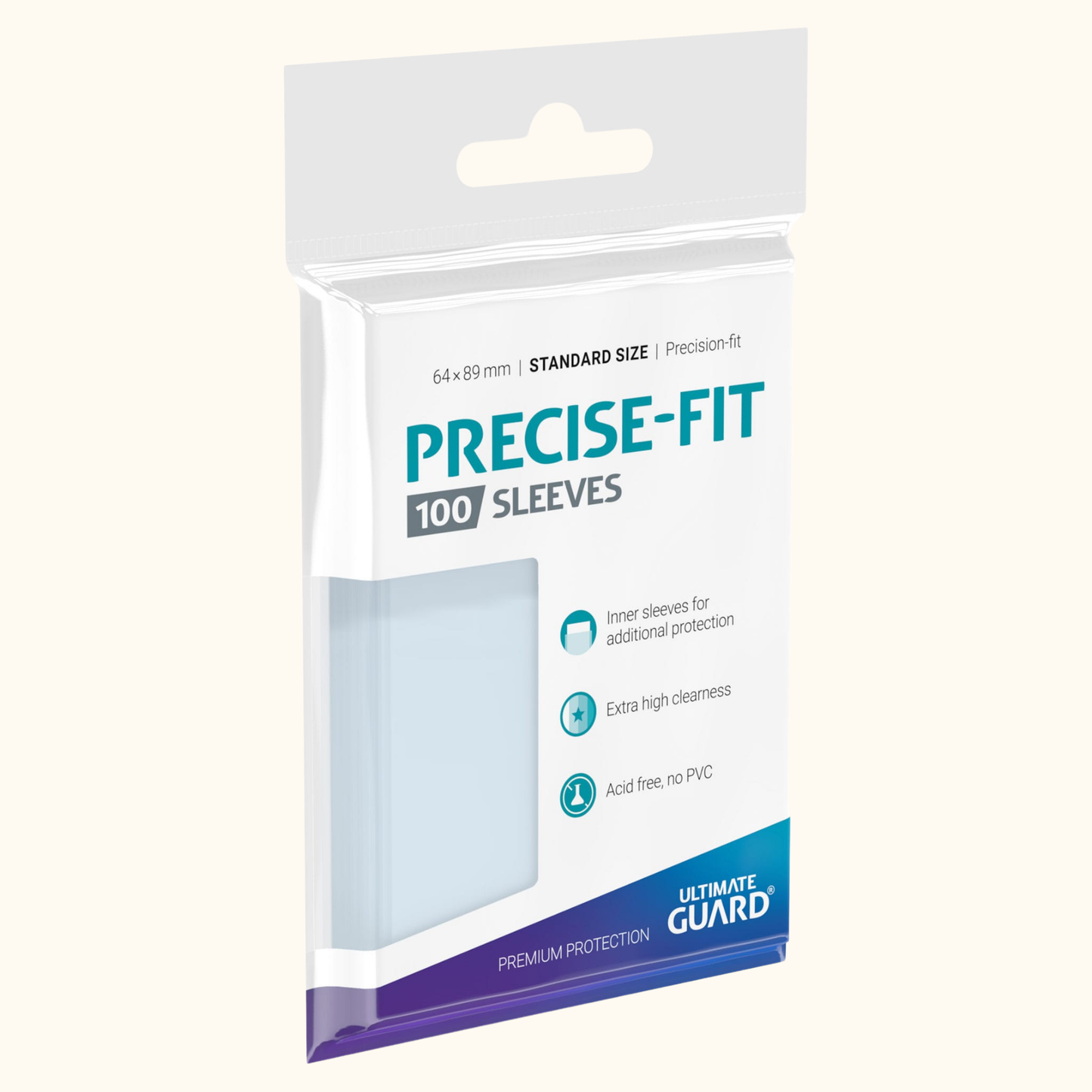 Ultimate Guard Precise-Fit Sleeves Standardgröße Transparent (100)