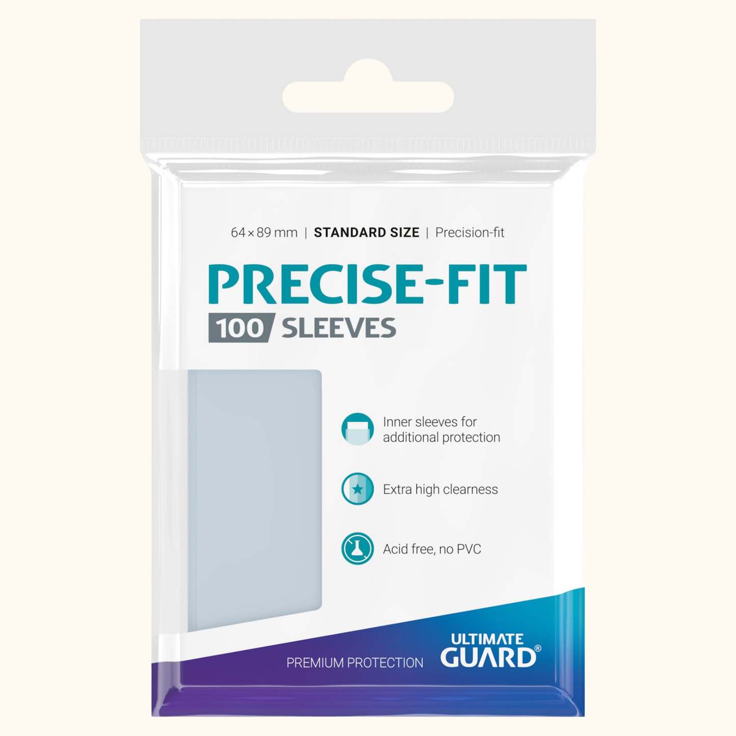 Ultimate Guard Precise-Fit Sleeves Standardgröße Transparent (100)