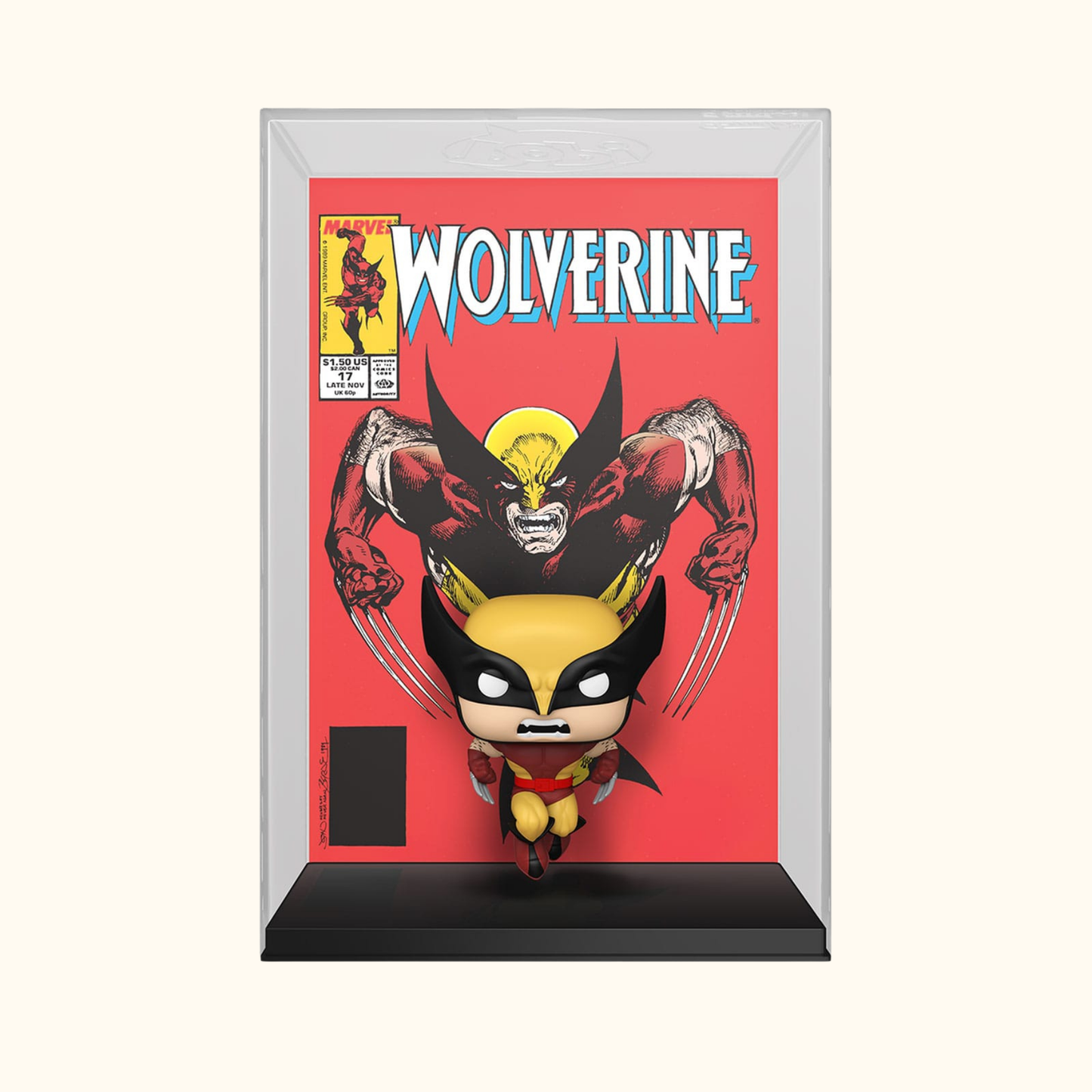 X-Men POP! Comic Covers Vinyl Figur Wolverine #17 (1989) 9 cm