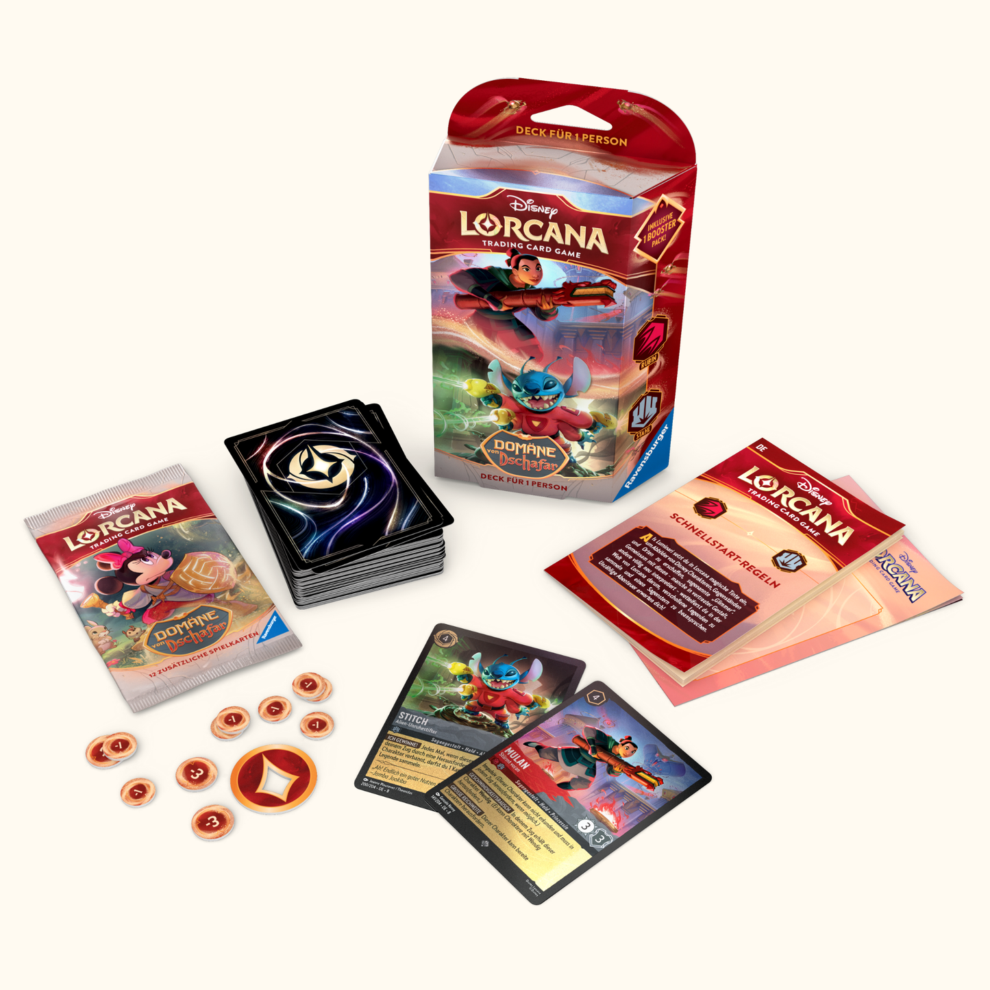 Disney Lorcana TCG Domain of Jafar Starter Deck (DE)