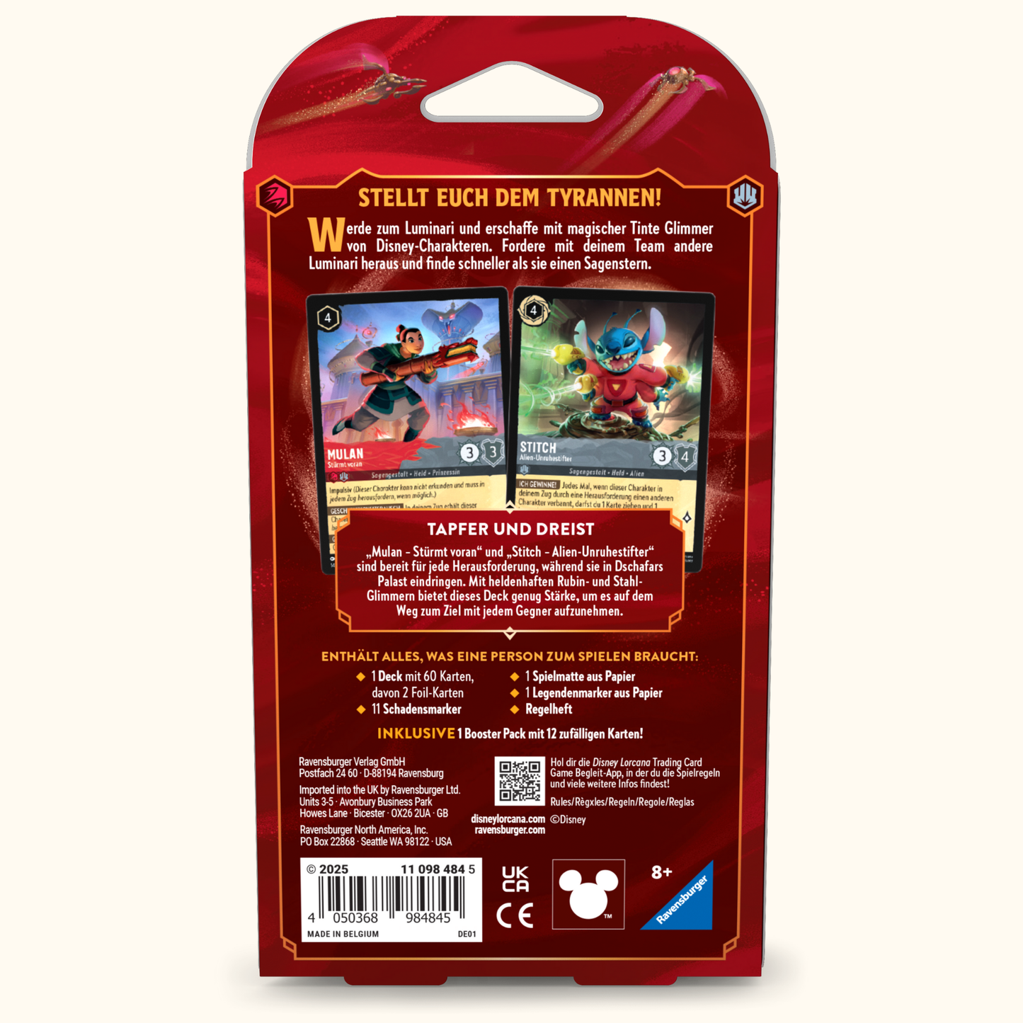 Disney Lorcana TCG Domain of Jafar Starter Deck (DE)