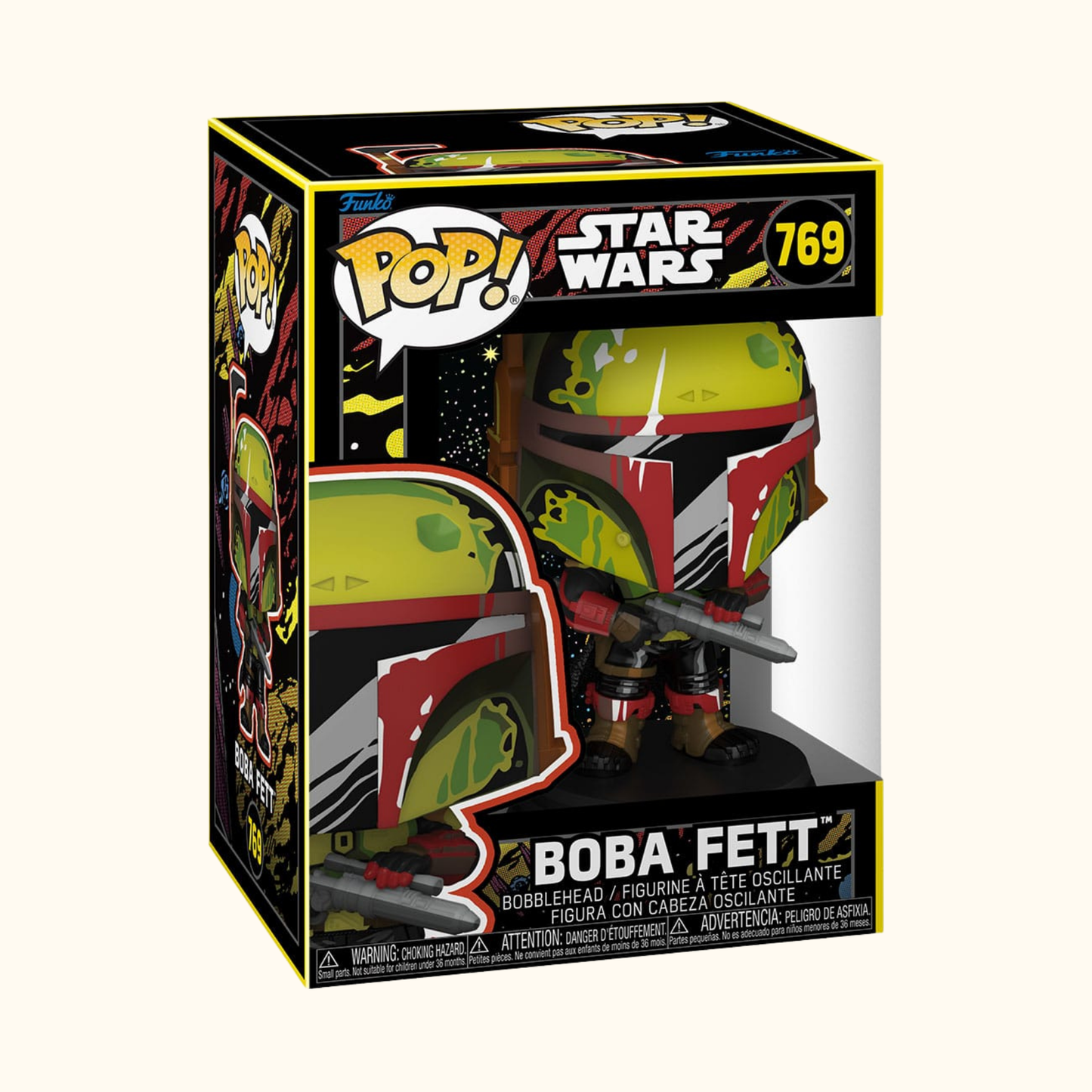 Star Wars : Book of Boba Fett POP! TV Vinyl Figur Boba Fett(Retro) 9 cm