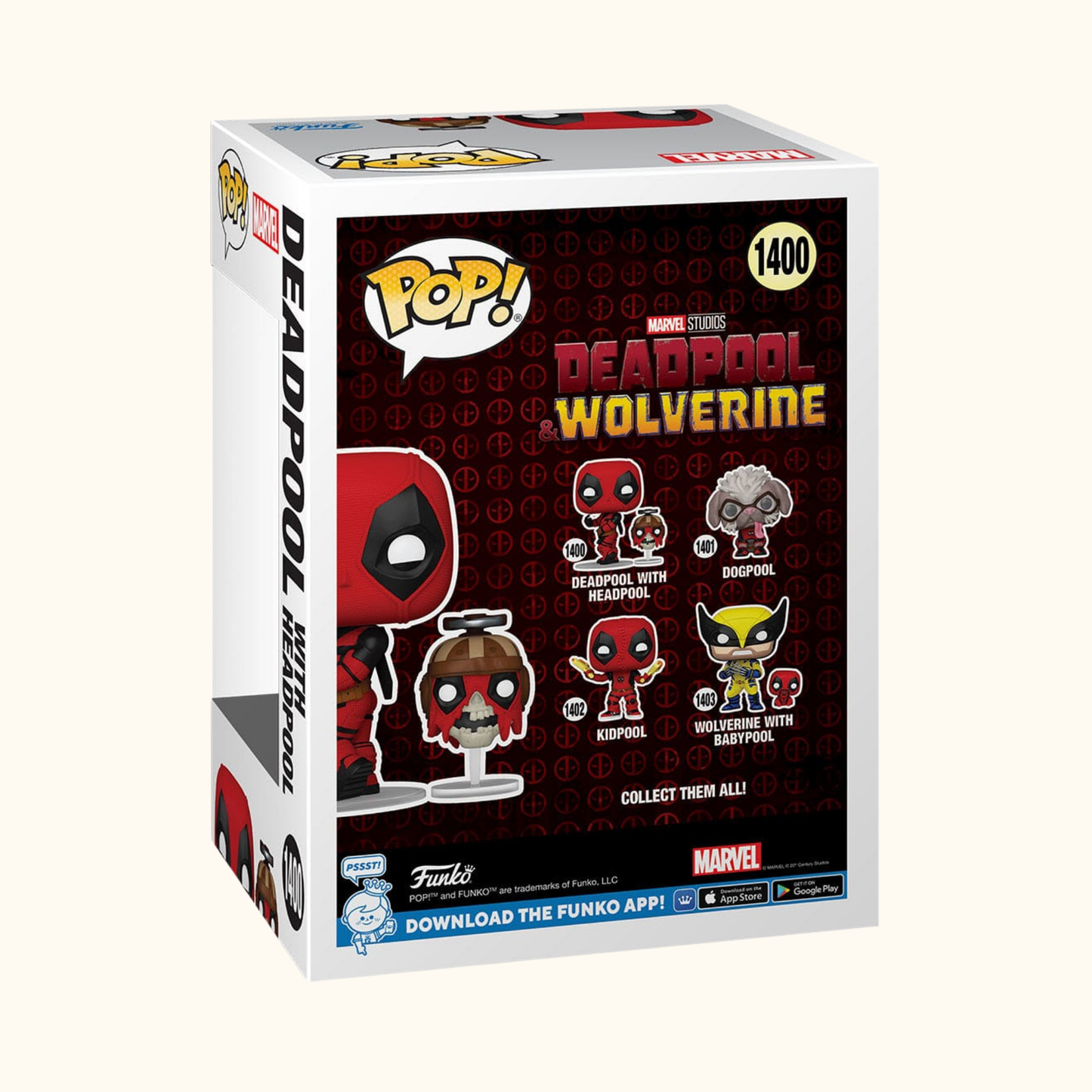 Deadpool 3 POP & Buddy! Vinyl Figur Deadpool w/Headpool 9 cm