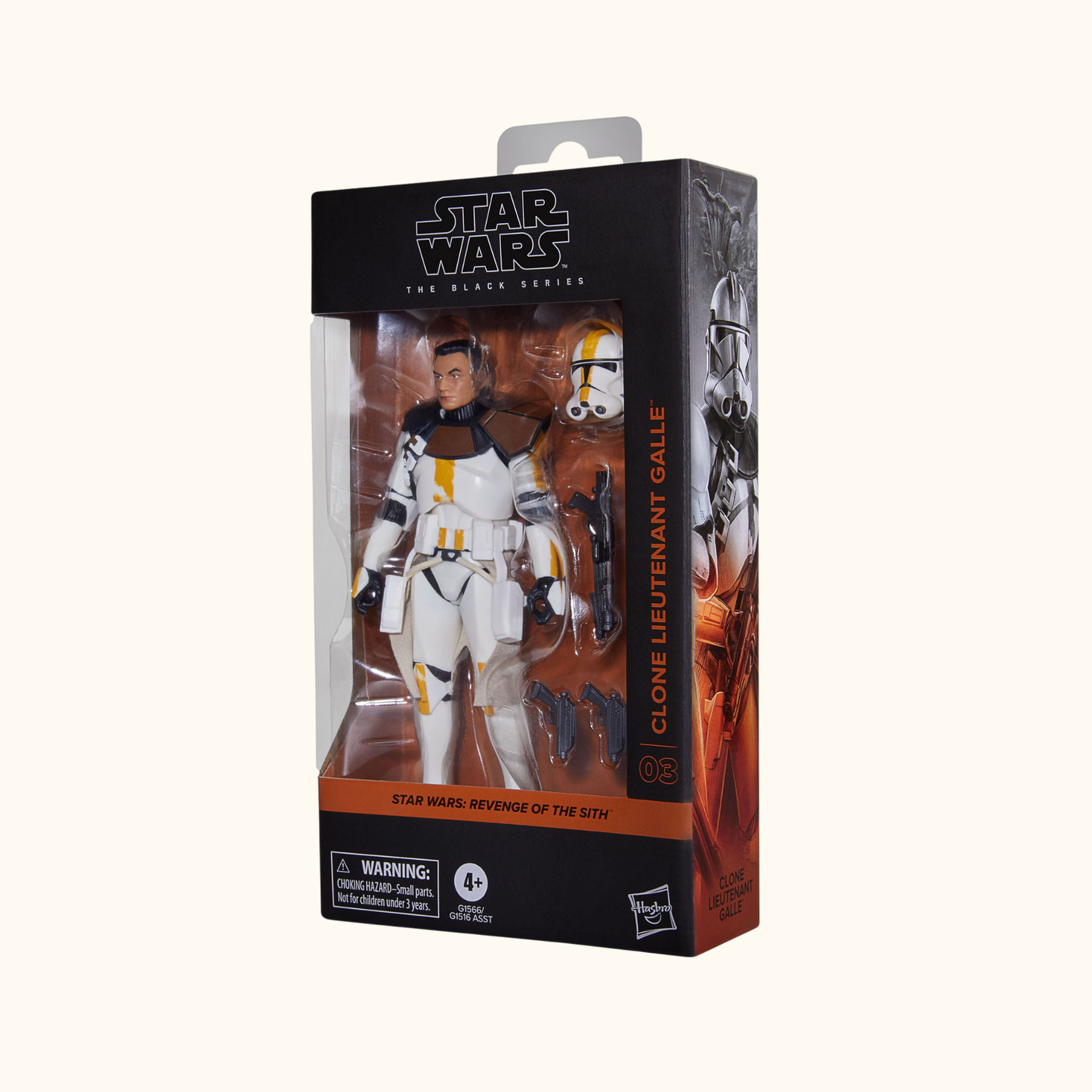 Star Wars Episode III Black Series Actionfigur Clone Lieutenant Galle 15 cm