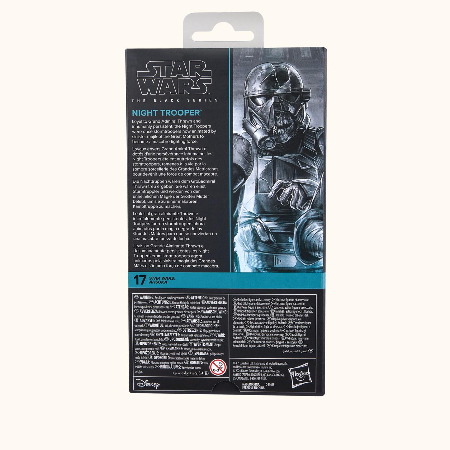 Star Wars: Ahsoka Black Series Actionfigur Night Trooper 15 cm