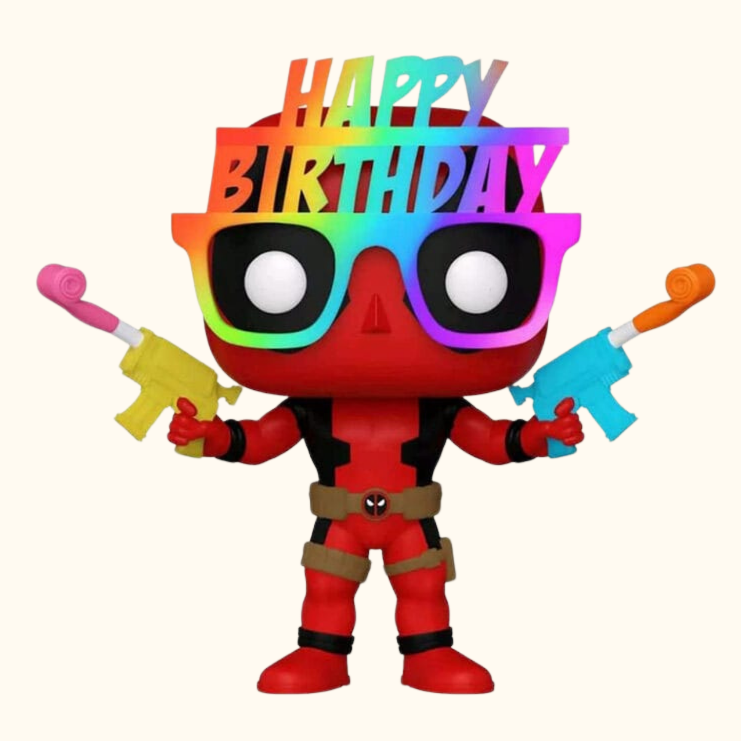 Deadpool POP! Marvel Vinyl Figur 30th Birthday Glasses Deadpool 9 cm