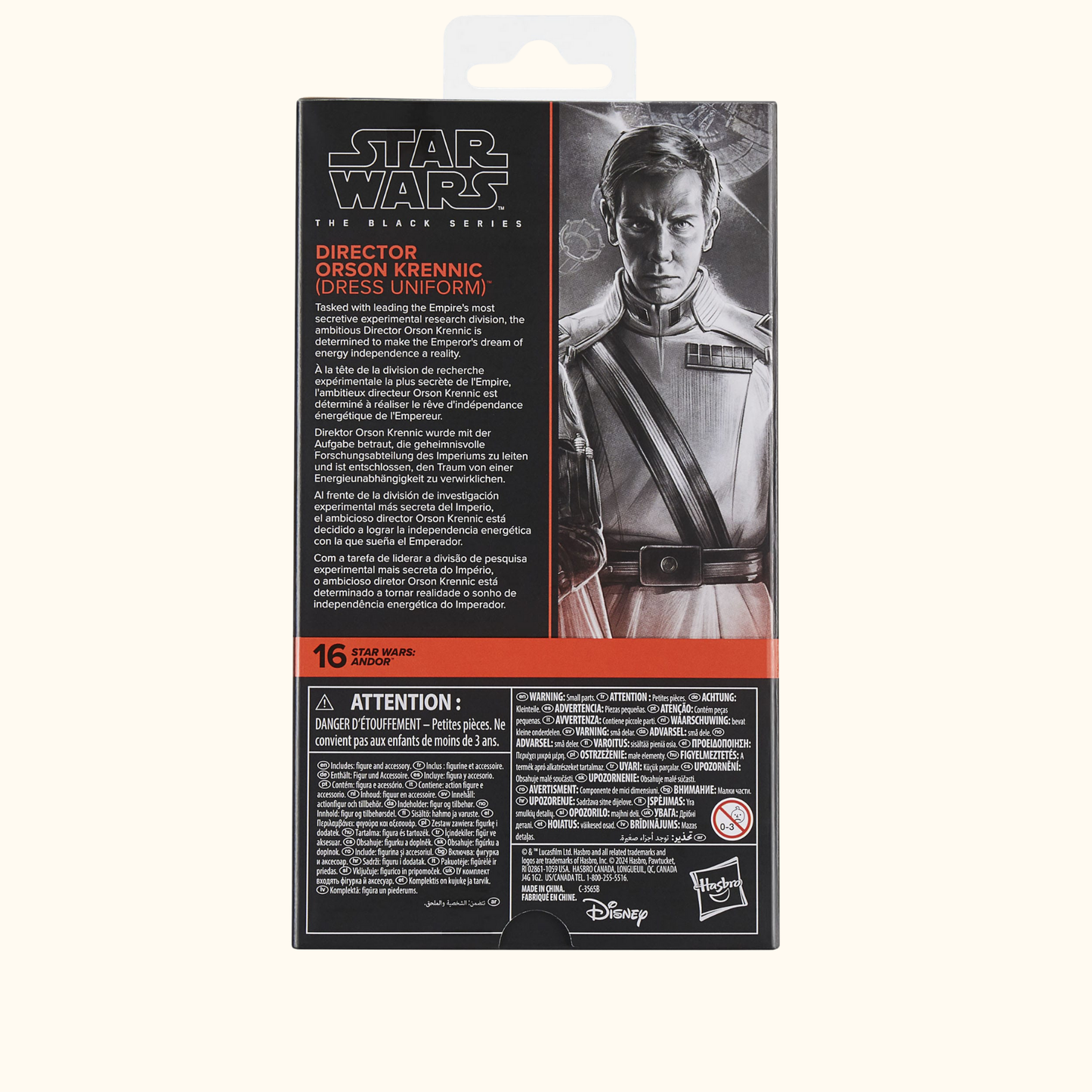 Star Wars: Andor Black Series Actionfigur Director Orson Krennic (Dress Uniform) 15 cm