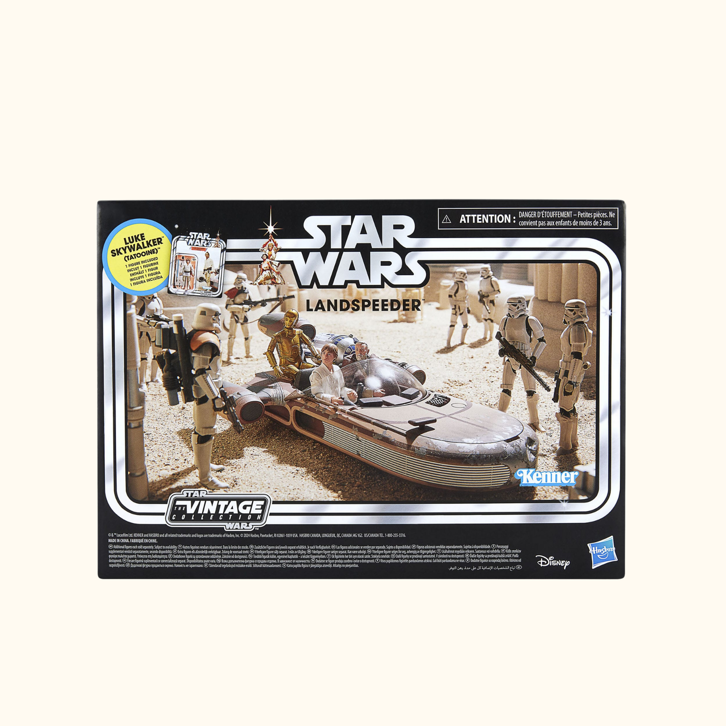 Pre-order - Star Wars Episode IV Vintage Collection Vehicle with Landspeeder & Luke Skywalker Action Figure (Tatooine)