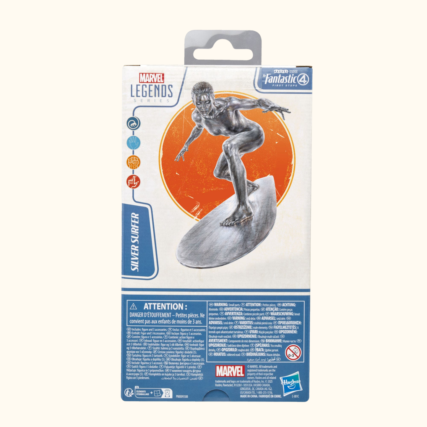 The Fantastic Four: First Steps Marvel Legends Actionfigur Silver Surfer 15 cm
