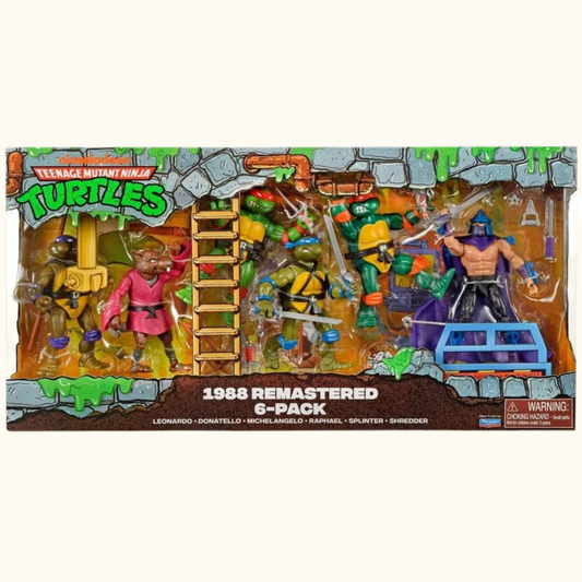 Teenage Mutant Ninja Turtles Actionfiguren 1988 Remastered exklusiven heo EU Edition