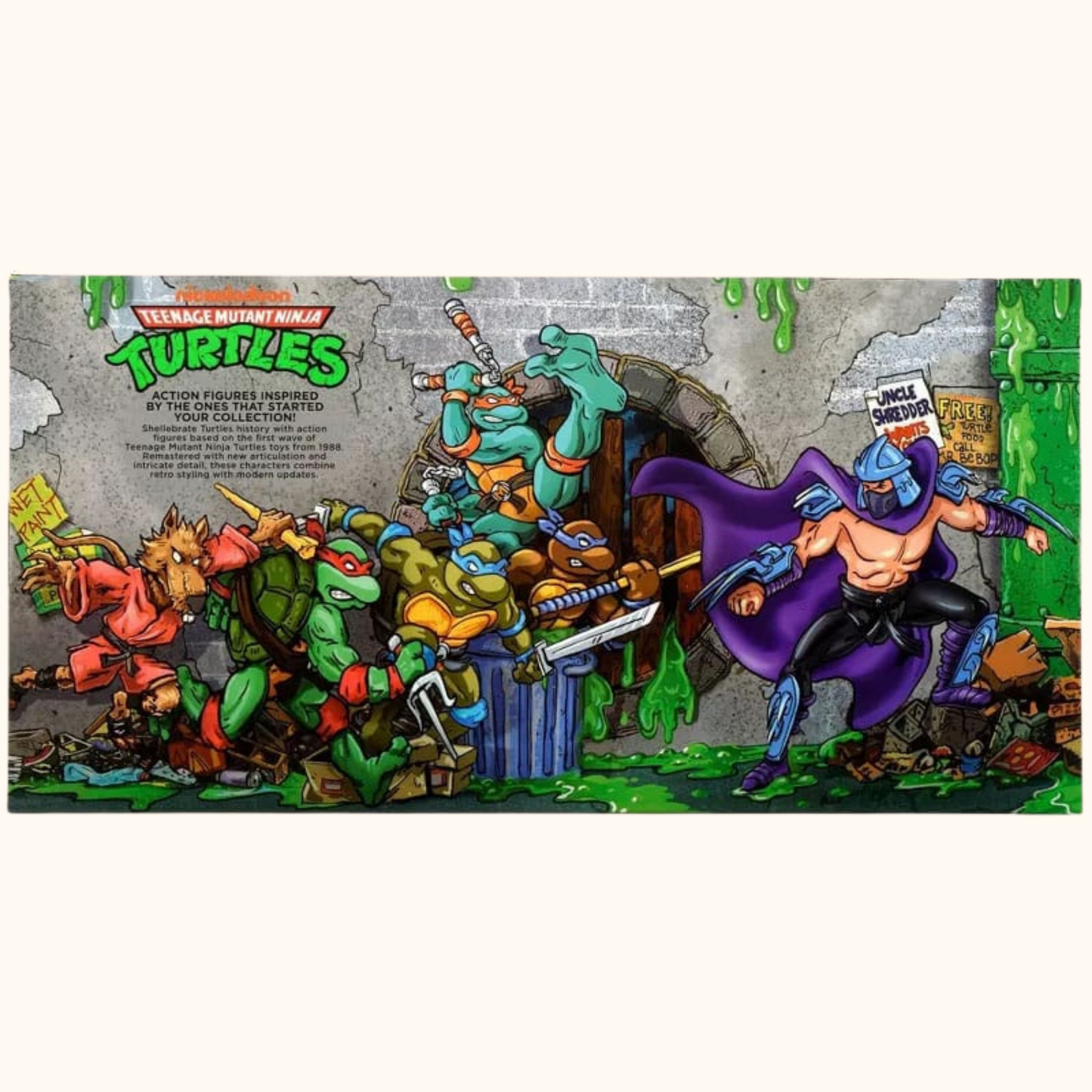 Teenage Mutant Ninja Turtles Actionfiguren 1988 Remastered exklusiven heo EU Edition