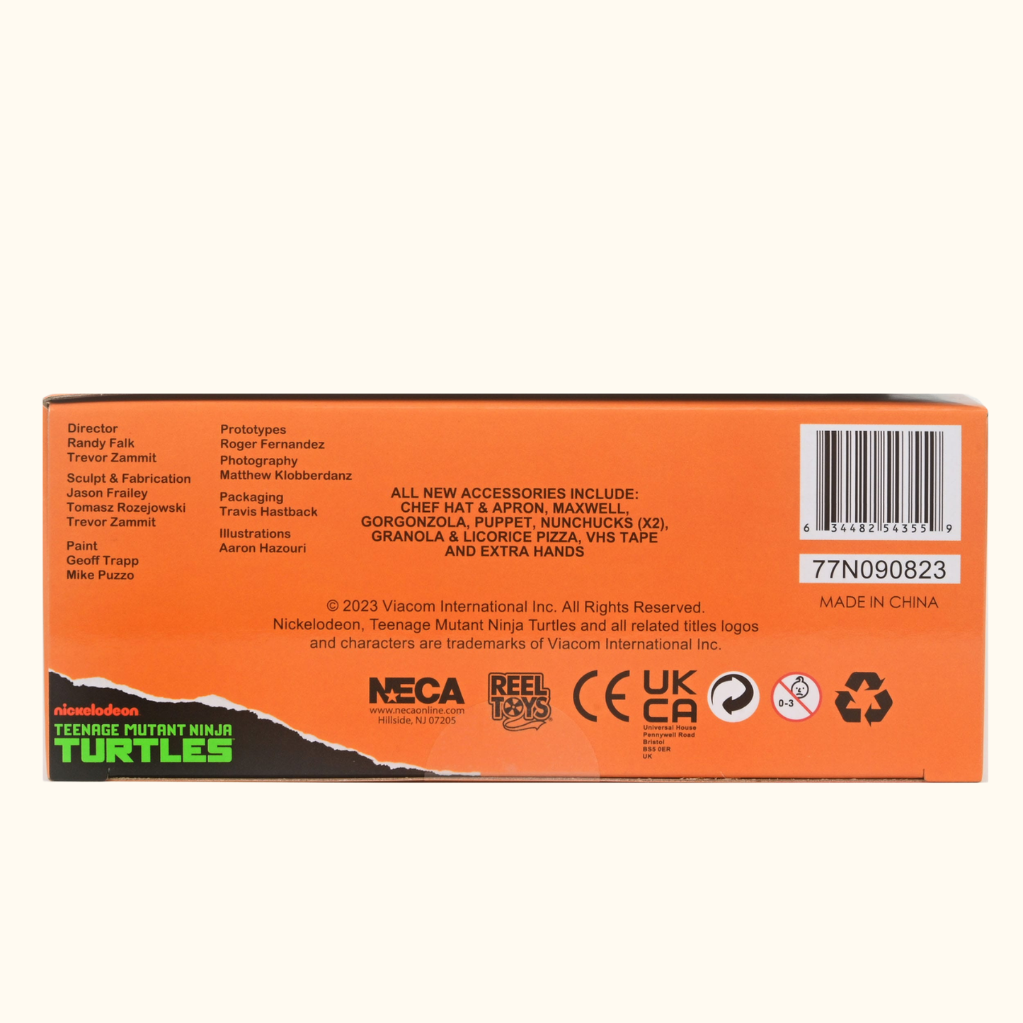 Teenage Mutant Ninja Turtles (Cartoon) Actionfigur Ultimate Michelangelo VHS 18 cm - NECA