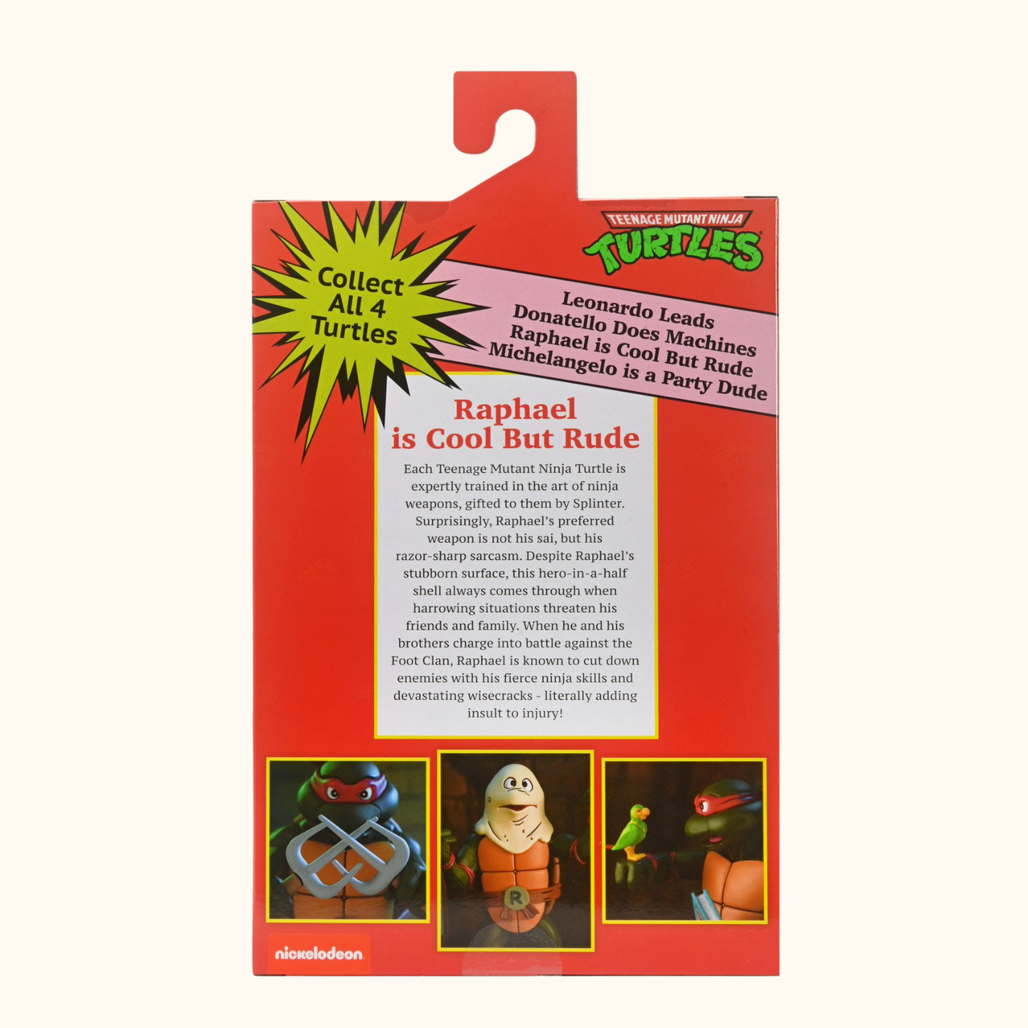 Teenage Mutant Ninja Turtles (Cartoon) Actionfigur Ultimate Raphael VHS 18 cm - NECA