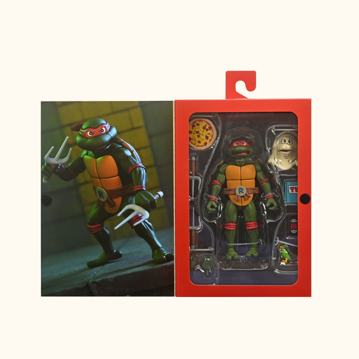 Teenage Mutant Ninja Turtles (Cartoon) Actionfigur Ultimate Raphael VHS 18 cm - NECA