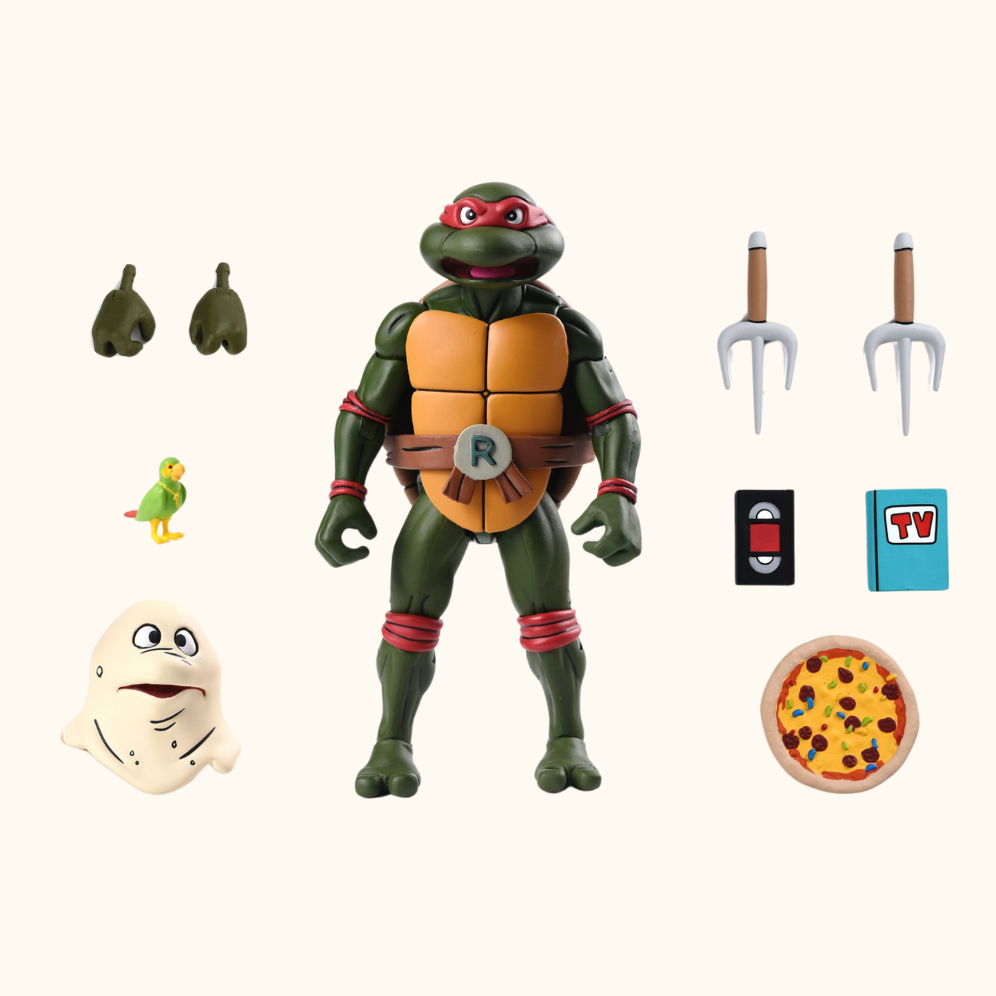 Teenage Mutant Ninja Turtles (Cartoon) Actionfigur Ultimate Raphael VHS 18 cm - NECA