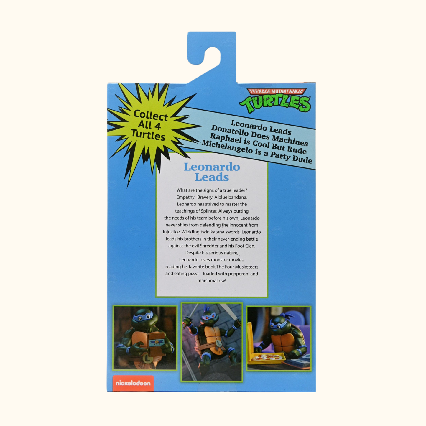 Teenage Mutant Ninja Turtles (Cartoon) Actionfigur Ultimate Leonardo VHS 18 cm - NECA