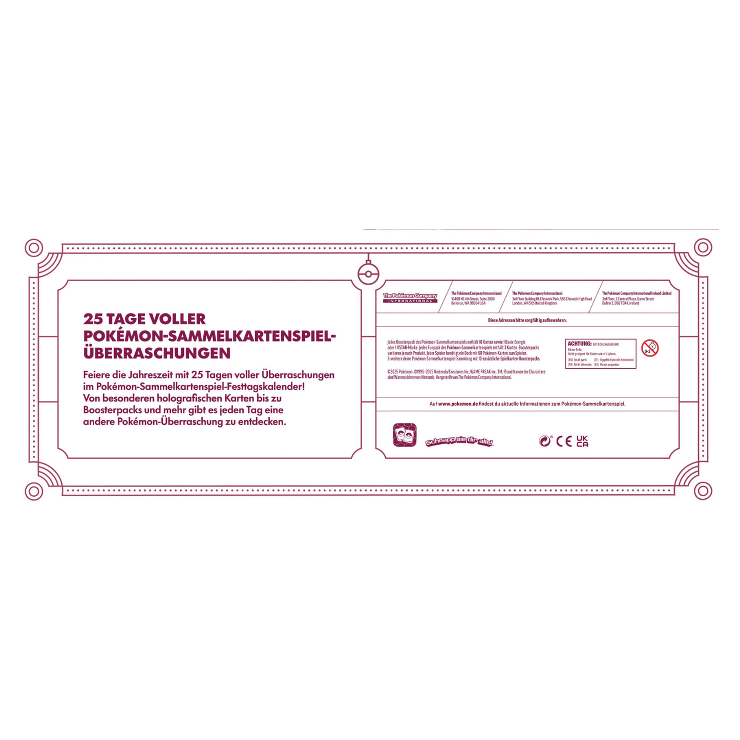 Pokémon TCG Adventskalender 2025 🇩🇪