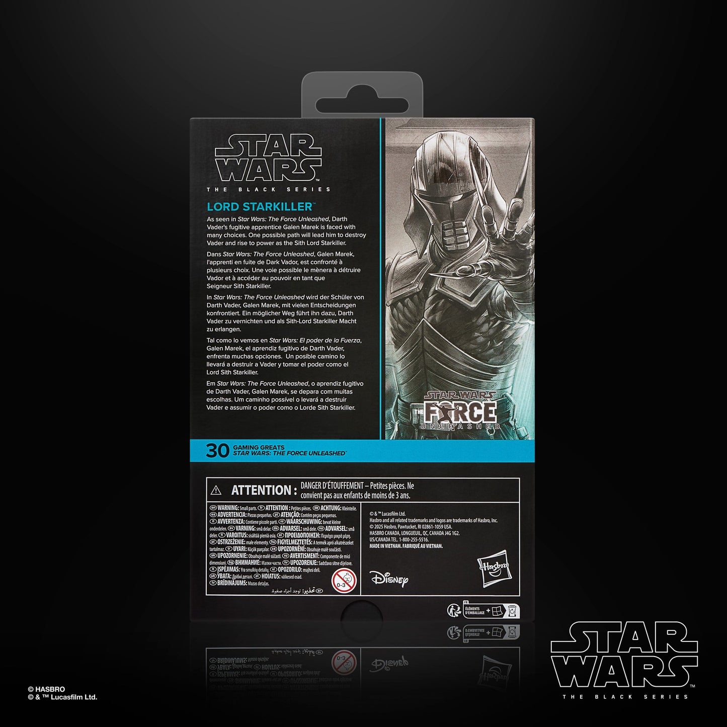 Lord Starkiller Star Wars Black Series Actionfigur 15 cm