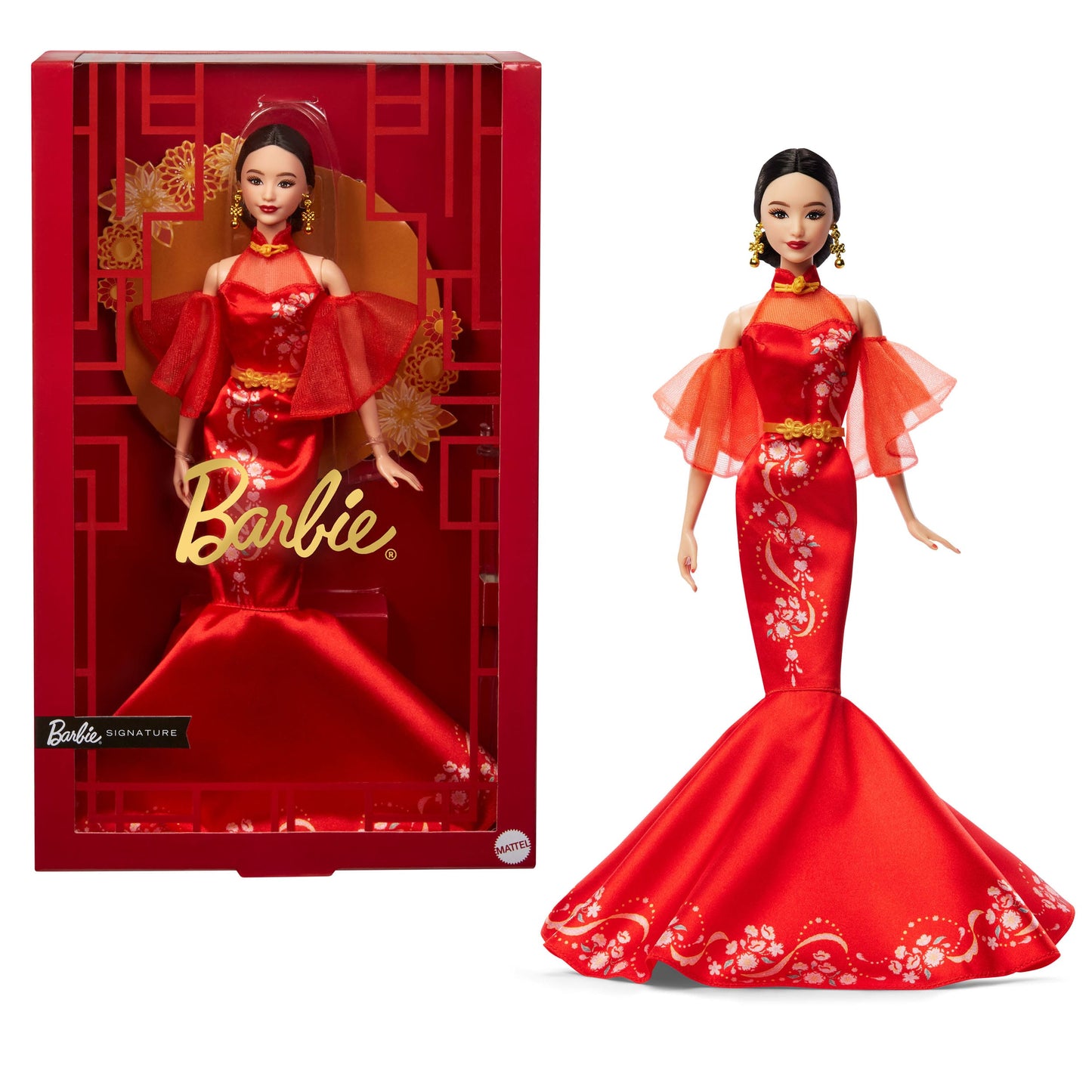 Barbie Signature Puppe Lunar New Year with Qipao Dress