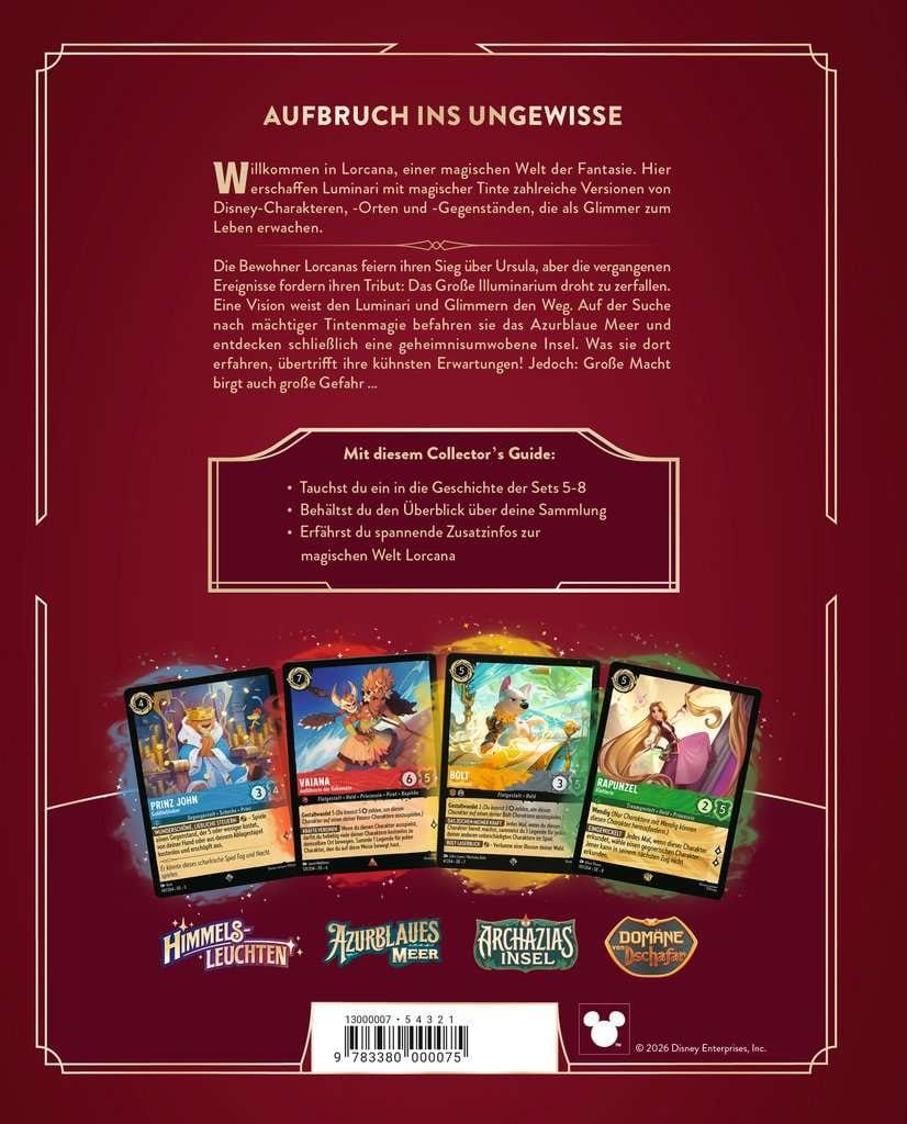 Disney Lorcana TCG Book The Official Collector's Guide: Sets 5-8 *German Version* 🇩🇪