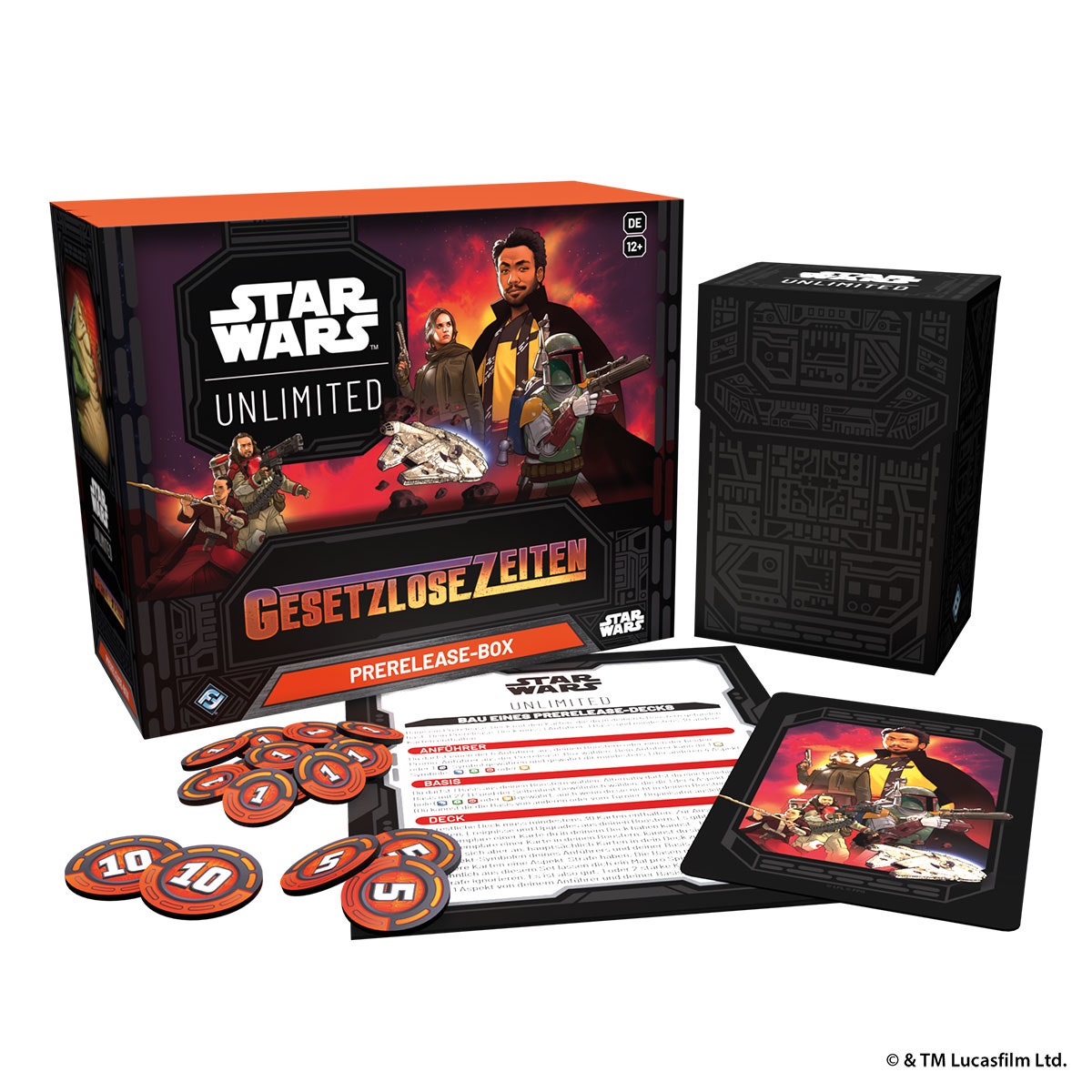 Star Wars Unlimited Jump to Lightspeed Display 24 Booster in German 🇩🇪