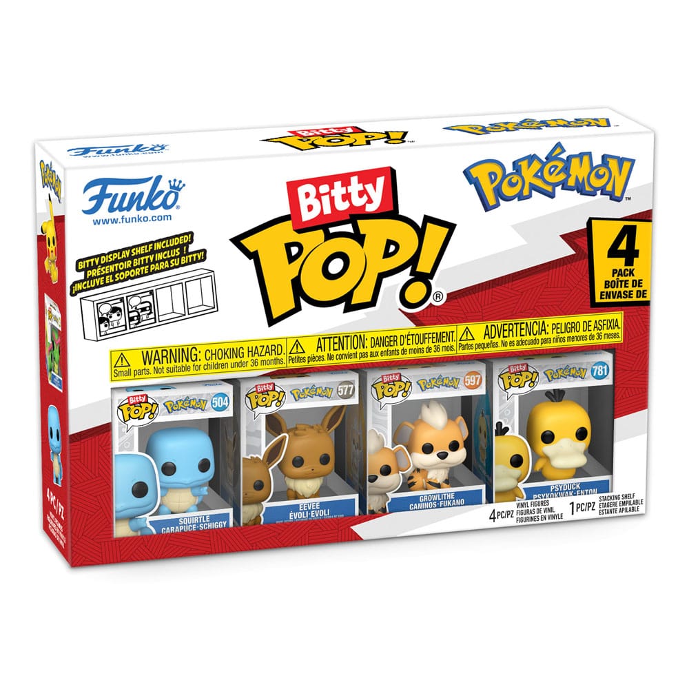 Pokémon Bitty POP! Vinyl figures pack of 4 (Series 4) 2 cm