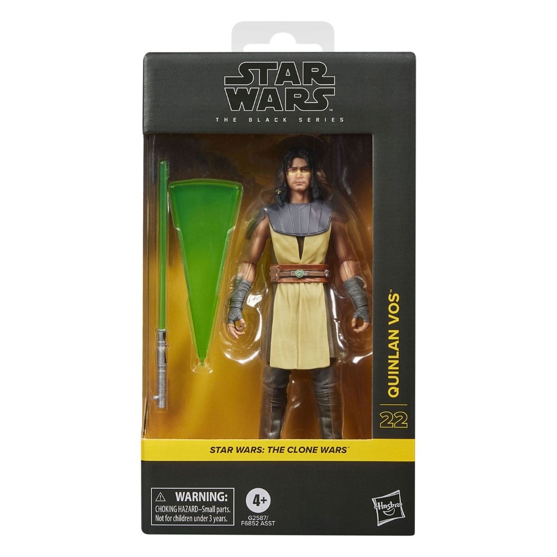 Qunlan Vos Star Wars- The Clone Wars Black Series Actionfigur 15 cm