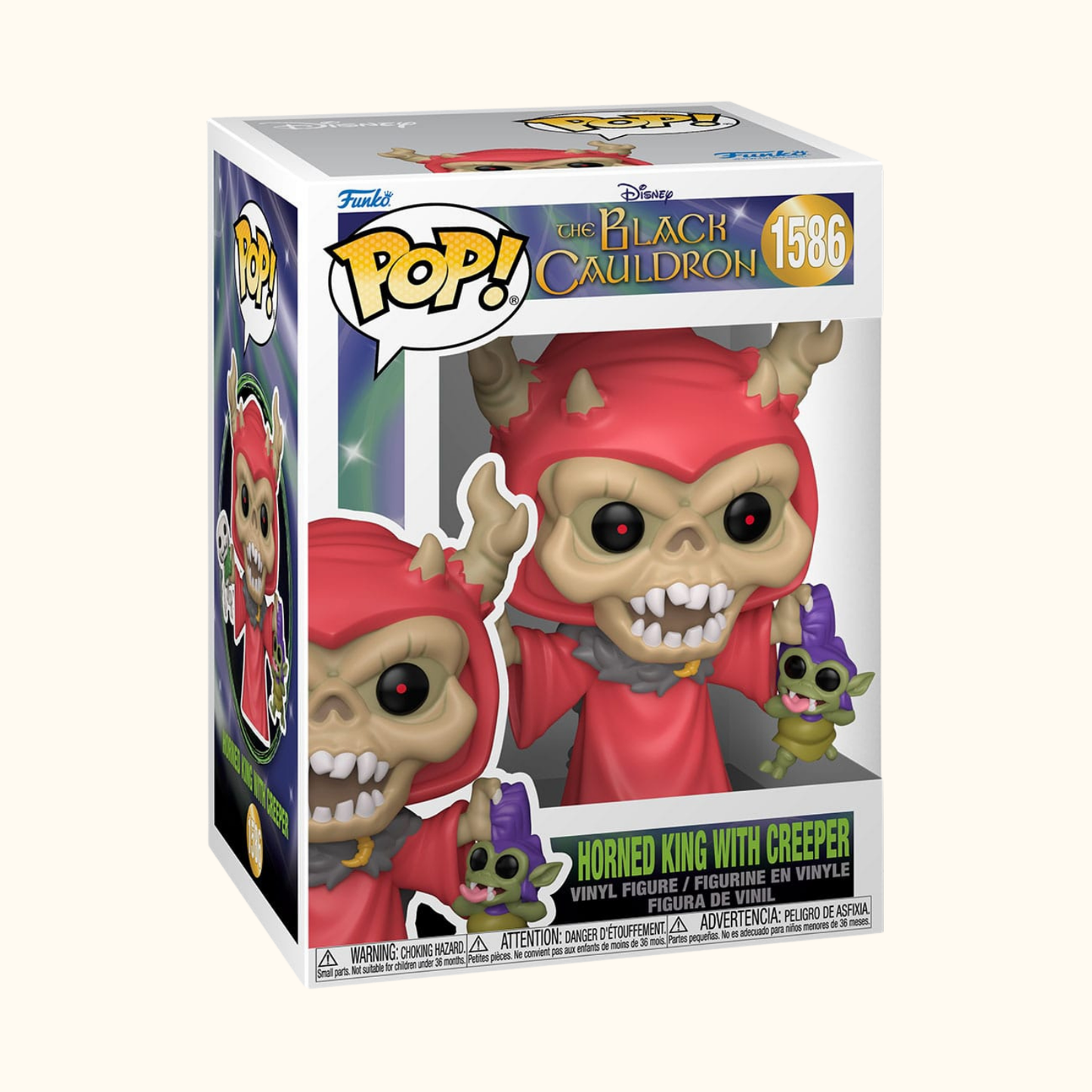 Taran und der Zauberkessel POP! Disney Vinyl Figur Horned King w/Creeper 9 cm