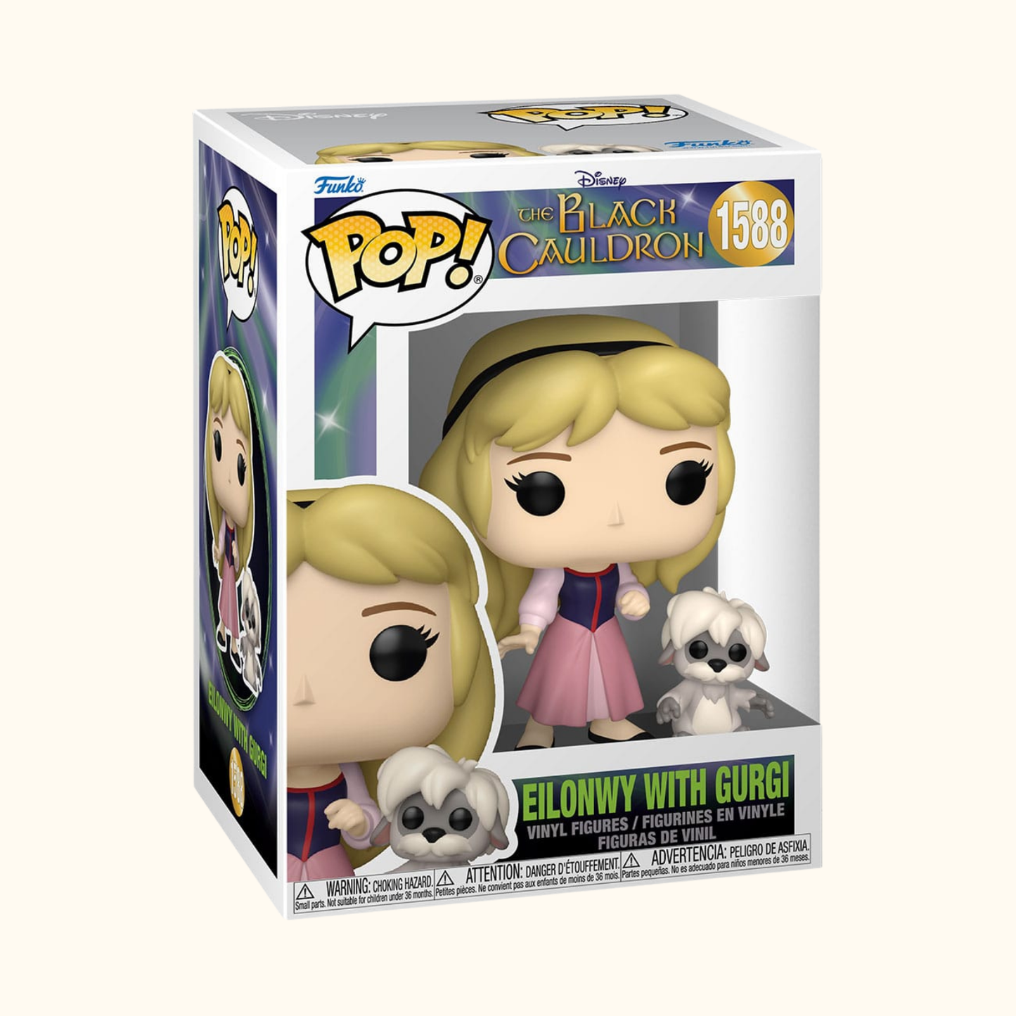 Taran und der Zauberkessel POP! Disney Vinyl Figur Eilonwy w/Gurgi 9 cm