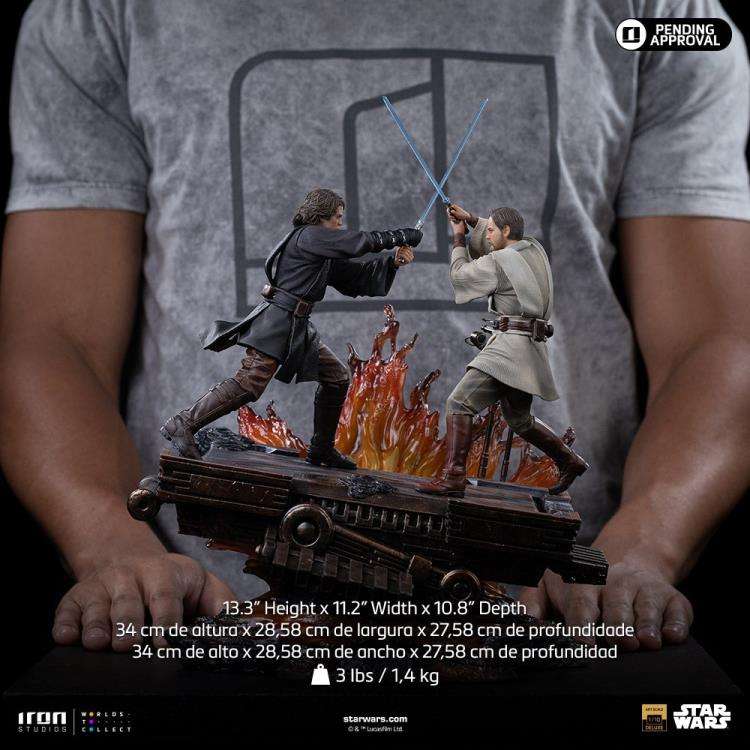 Star Wars Anakin Vs Obi Wan 1/10 Statue