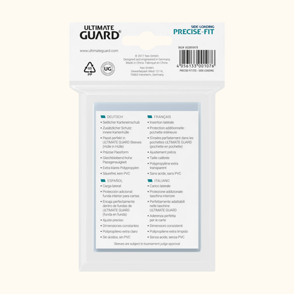 Ultimate Guard Precise-Fit Sleeves Side-Loading Standardgröße Transparent (100)