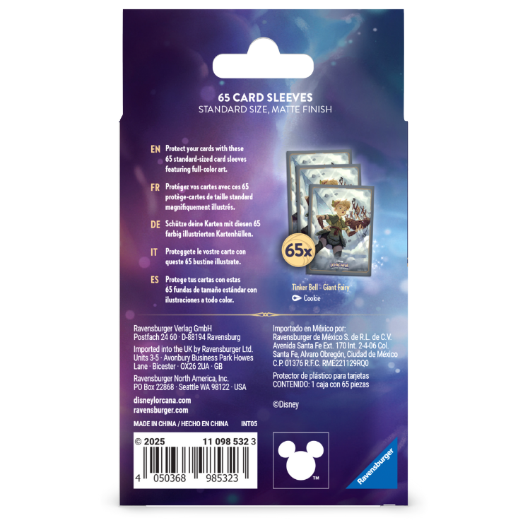 Disney Lorcana TCG Kartenhüllen Tinkerbell (65)
