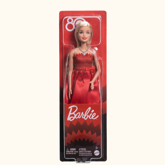 Barbie 80th Anniversary Puppe Ruby Red