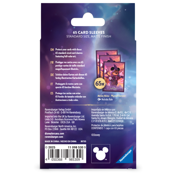 Disney Lorcana TCG Kartenhüllen Micky Maus (65)
