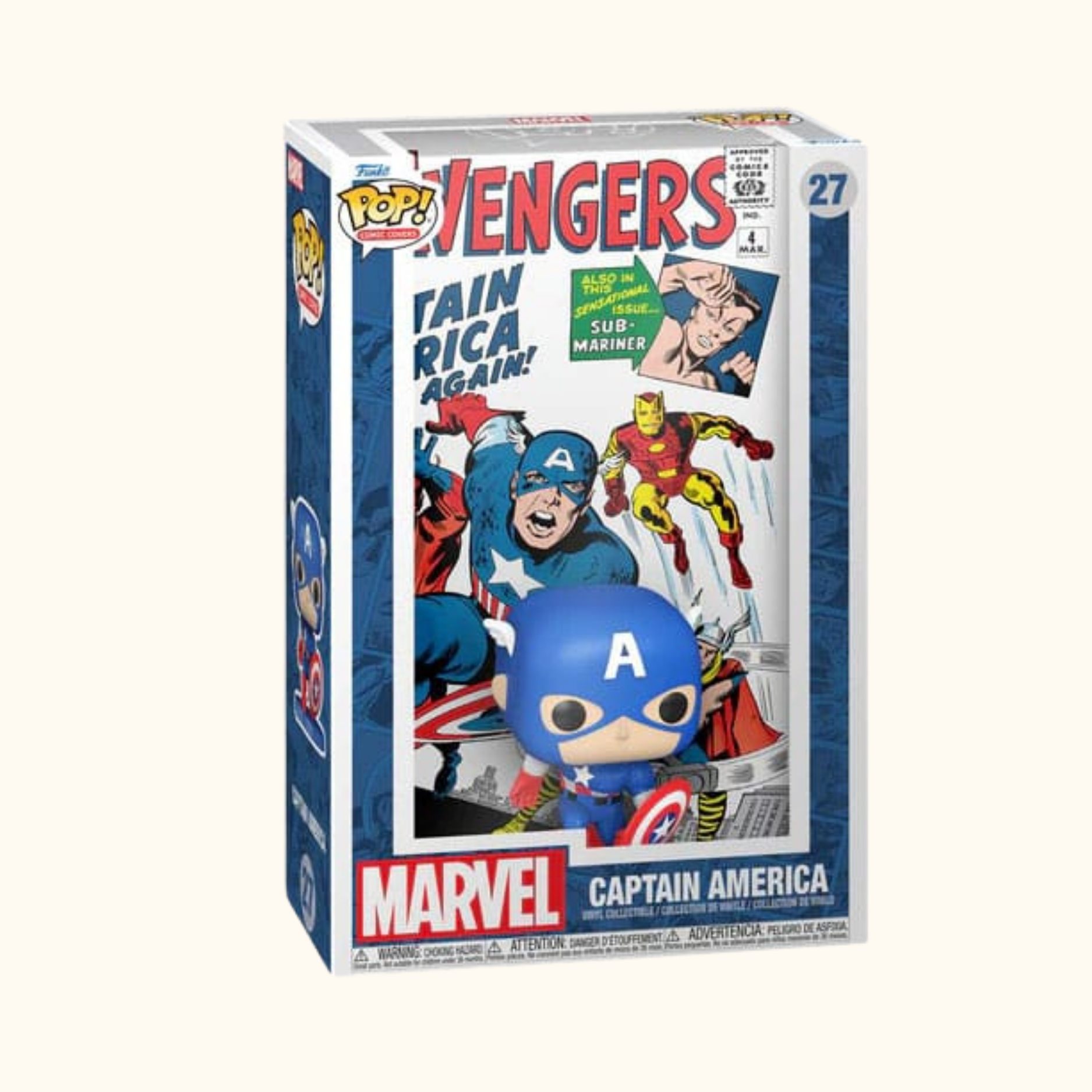 Marvel POP! Comic Cover Vinyl Figure Avengers #4 (1963) 9 cm