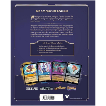 Disney Lorcana TCG Book The Official Collector's Guide - Sets 1-4 *German Version* 🇩🇪