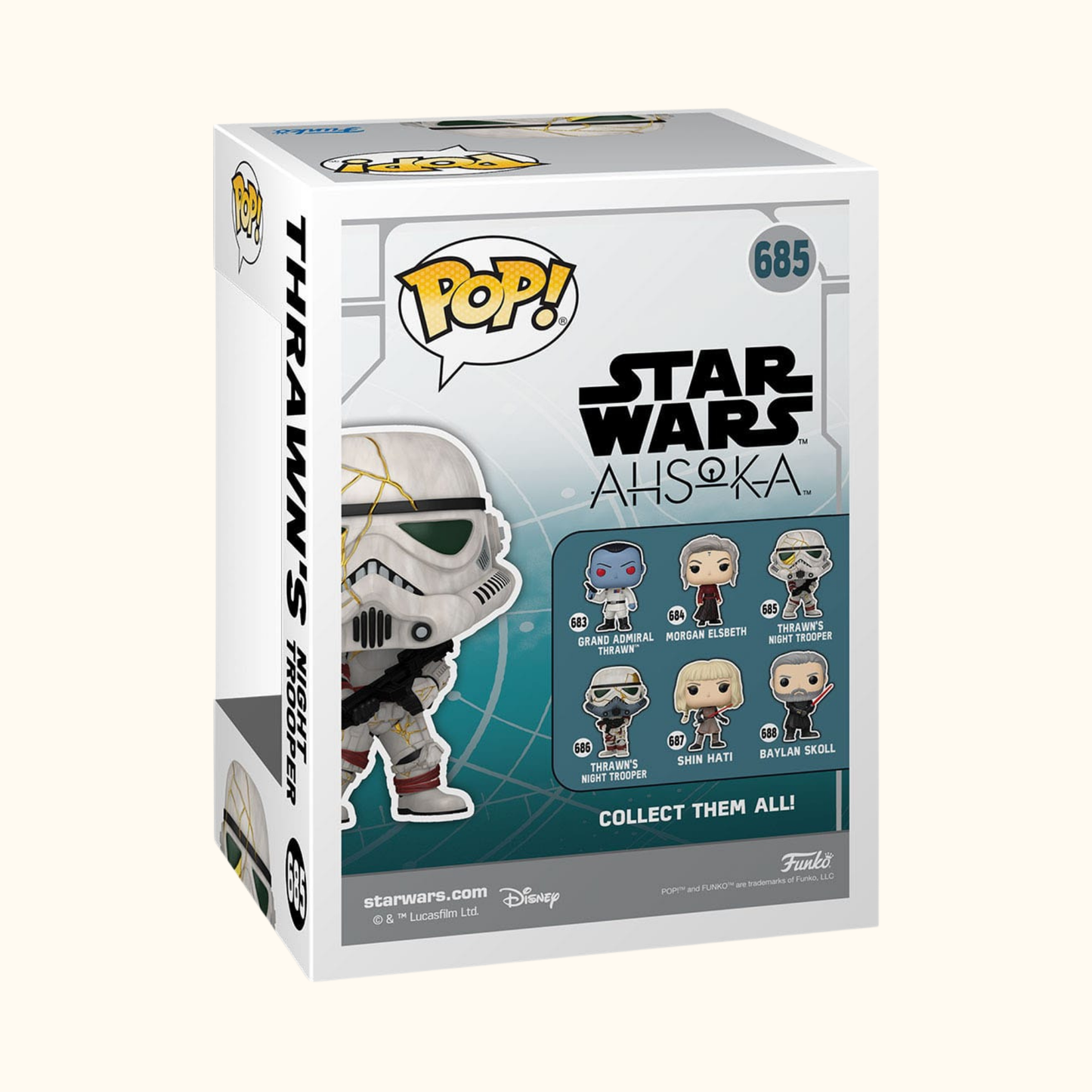 Star Wars: Ahsoka POP! Vinyl Figur S2 - Thrawn's Night Trooper 9 cm