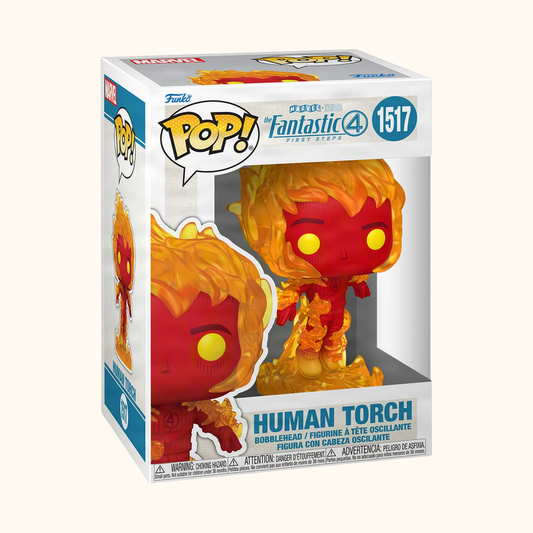 The Fantastic Four: First Steps POP! Marvel Vinyl Figur Human Torch 9 cm