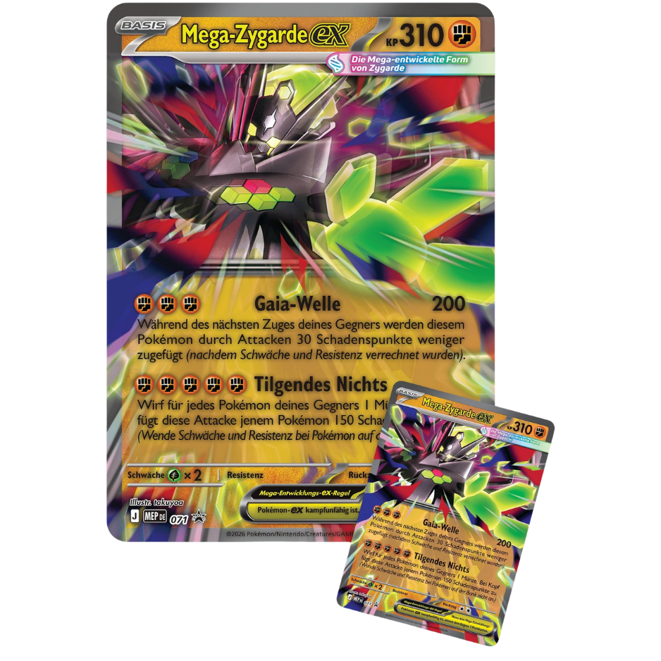 Pokémon TCG Premium-Kollektion Mega-Zygarde EX *Deutsche Version* 🇩🇪