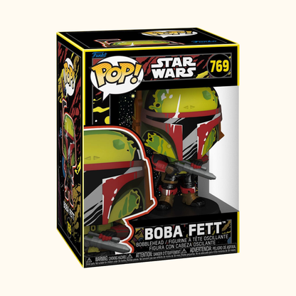 Star Wars : Book of Boba Fett POP! TV Vinyl Figur Boba Fett(Retro) 9 cm
