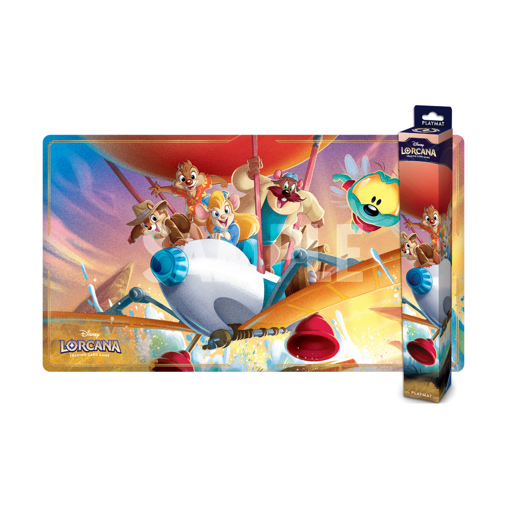 Disney Lorcana Chip &amp; Dale Rescue Team Play Mat! Let's Go!