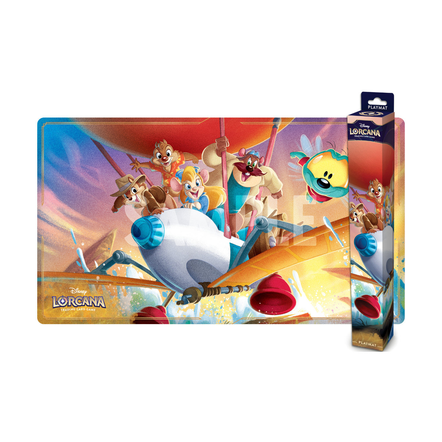 Disney Lorcana Chip &amp; Dale Rescue Team Play Mat! Let's Go!
