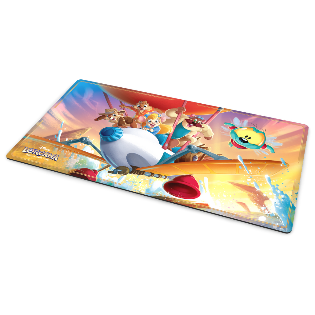 Disney Lorcana Chip &amp; Dale Rescue Team Play Mat! Let's Go!