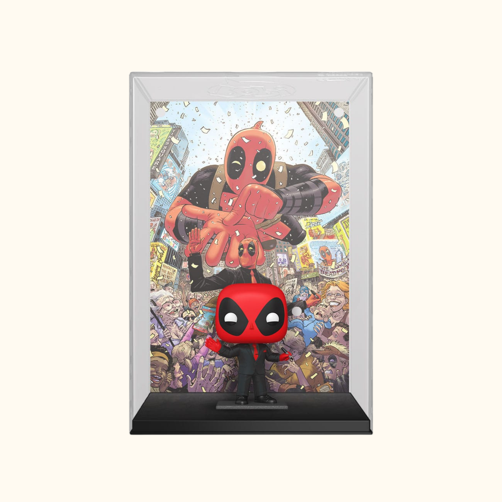 Marvel POP! Comic Cover Vinyl Figur Deadpool (2025) #1 Deadpool in Black Suit 9 cm