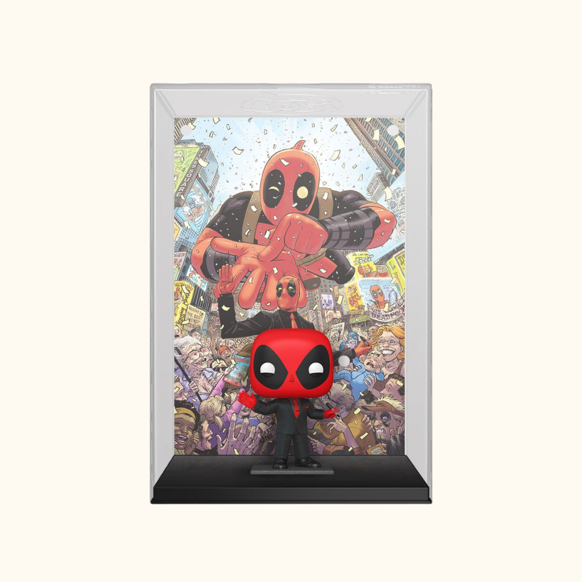 Marvel POP! Comic Cover Vinyl Figure Deadpool (2025) #1 Deadpool in Black Suit 9 cm