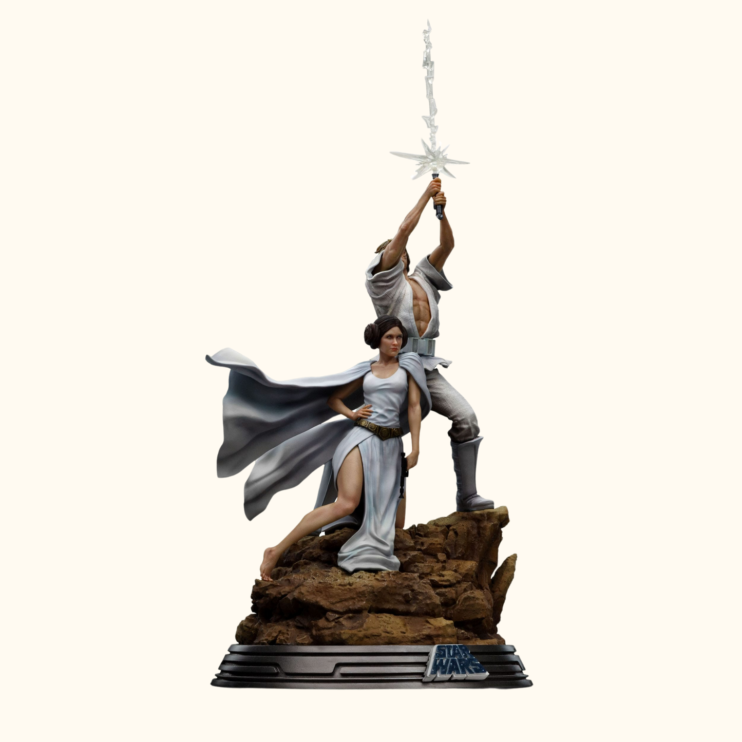 VORBESTELLUNG - Star Wars Deluxe Art Scale Statue 1/10 Luke and Leia 41 cm