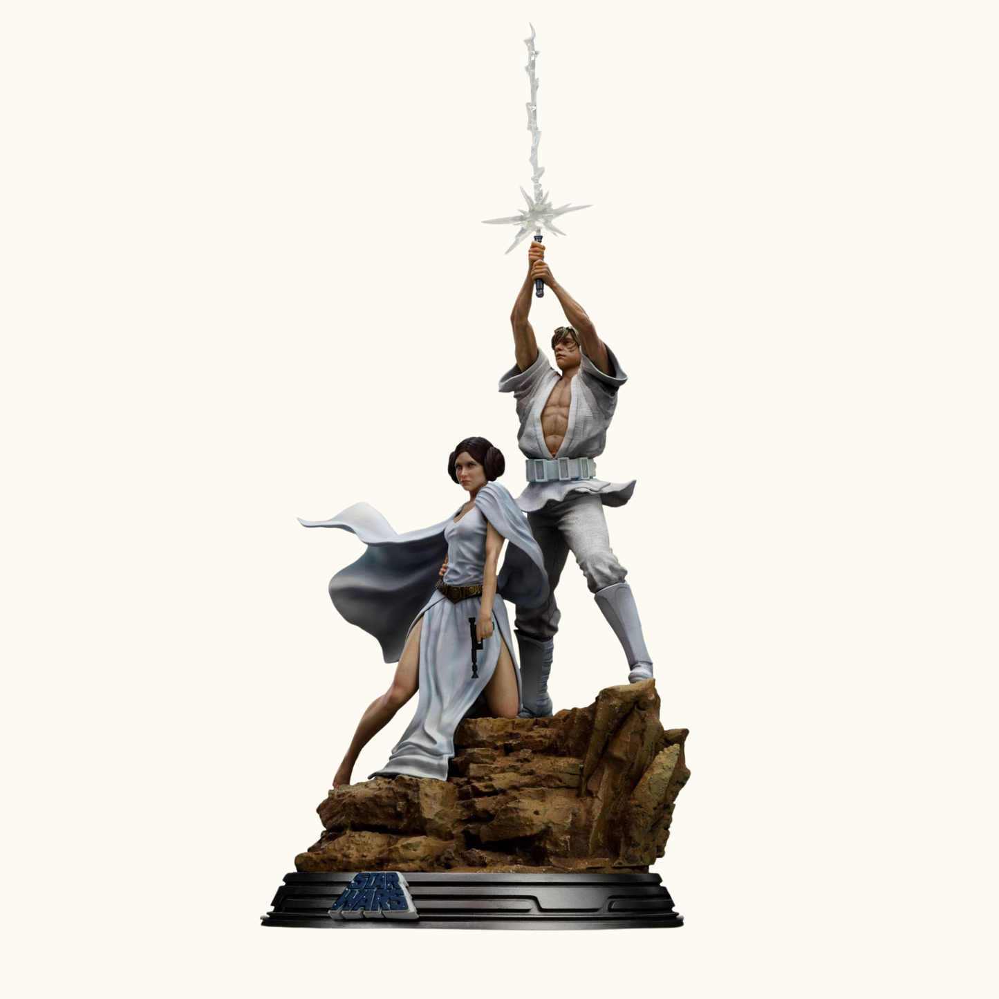 VORBESTELLUNG - Star Wars Deluxe Art Scale Statue 1/10 Luke and Leia 41 cm