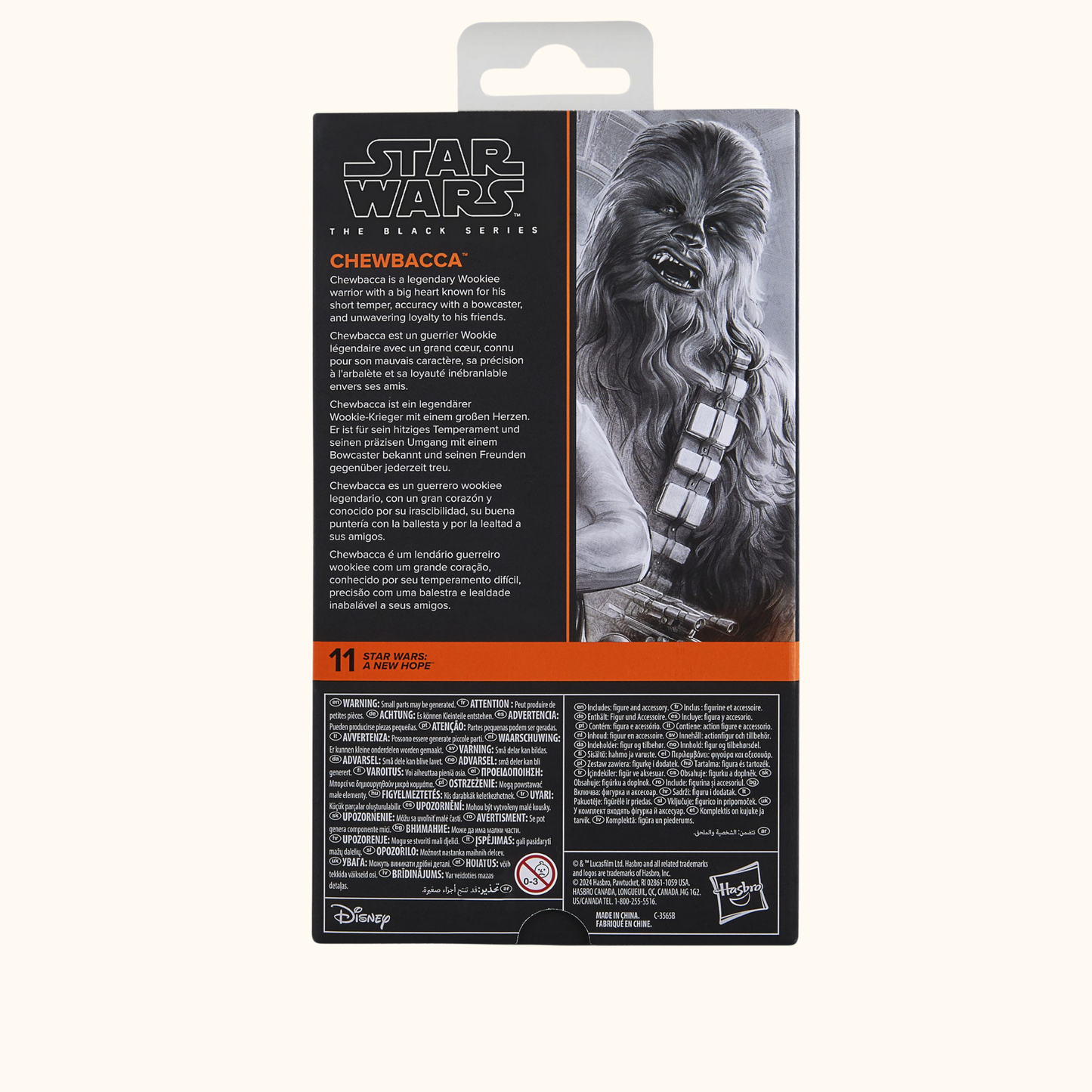 Star Wars Episode IV Black Series Actionfigur Chewbacca 15 cm